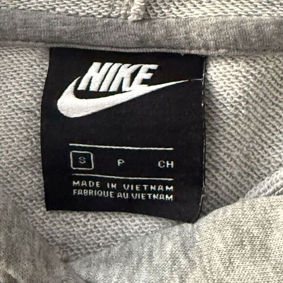 Nike Woman’s Varsity French Terry Hoodie in Heather Gray. Size S Oversized. - Picture 7 of 8